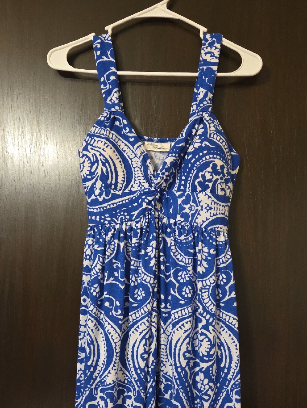 Allison Brittney gown blue/white Small